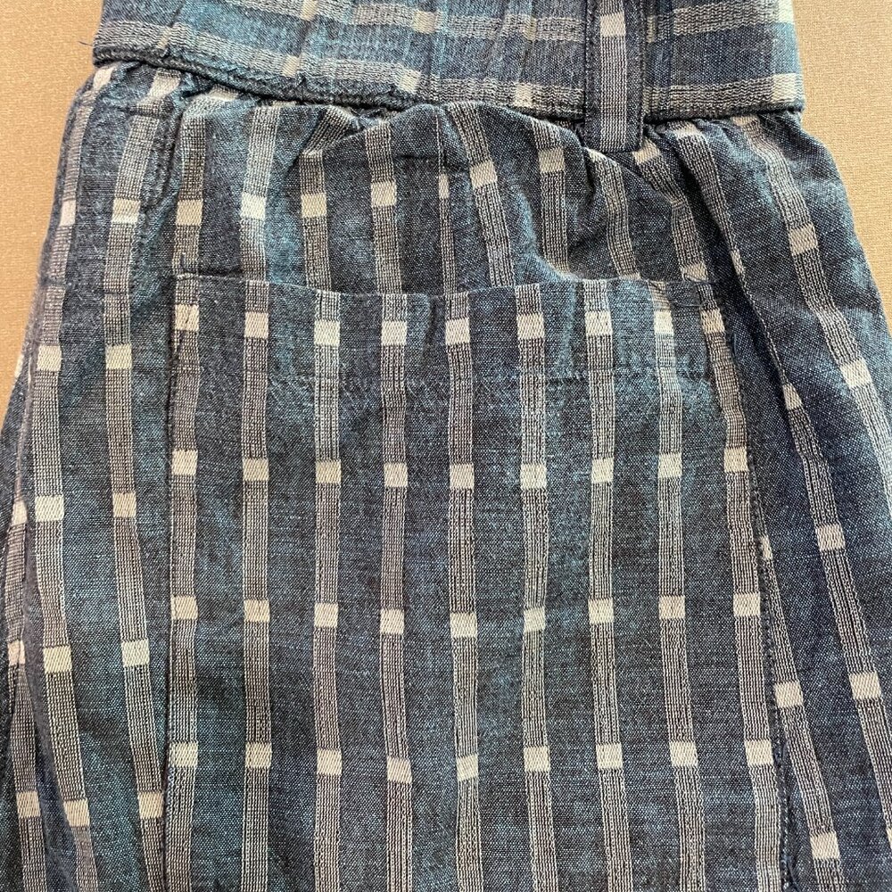 Ace & Jig Blue Striped Trousers Union Textile Excellent!